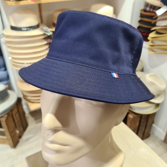 Navy Bucket Hat by Crambes