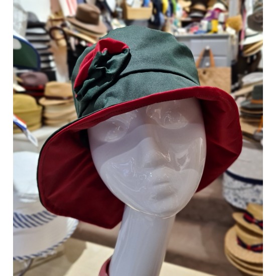 Chapeau de pluie Mistral Lilik et Framboise