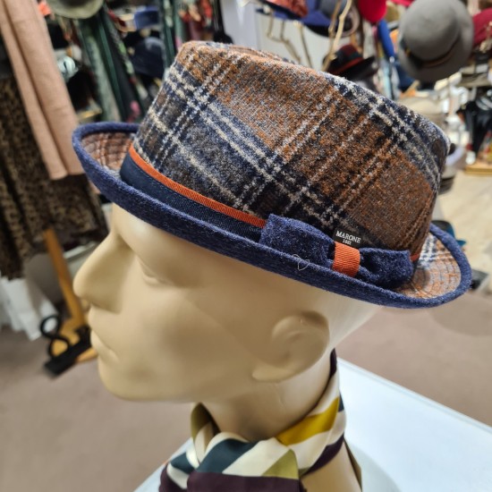 Trilby tartan Marone