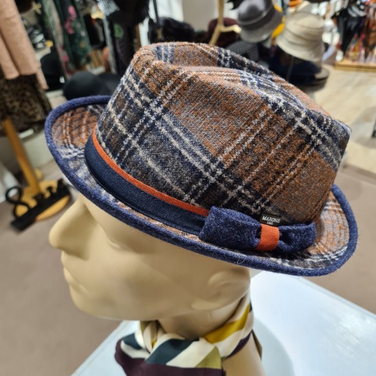 Trilby tartan Marone