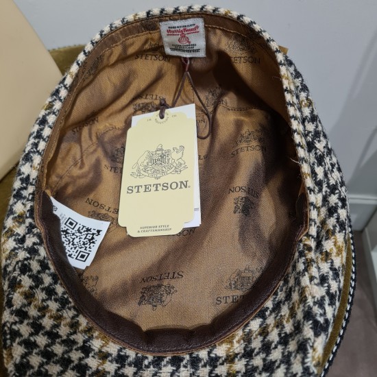 Casquette Driver Harris Tweed Stetson