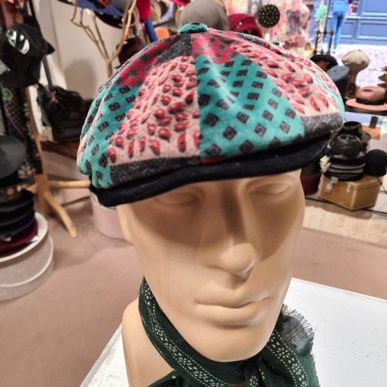 Casquette gavroche velours Alfonso D'Este