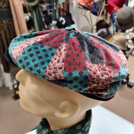 Casquette gavroche velours Alfonso D'Este