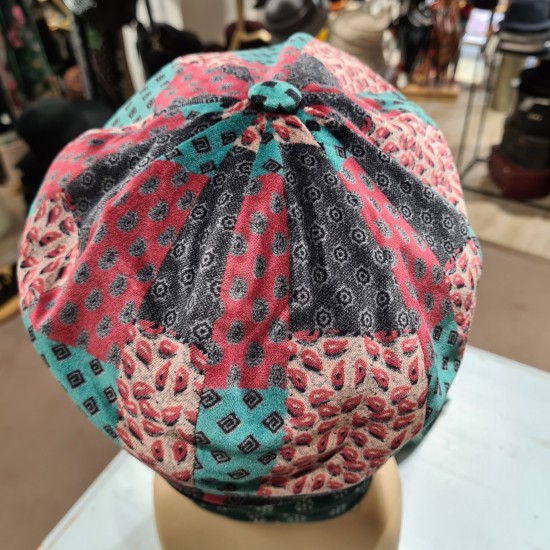 Casquette gavroche velours Alfonso D'Este