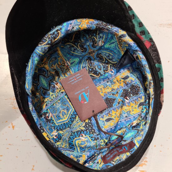 Casquette gavroche velours Alfonso D'Este