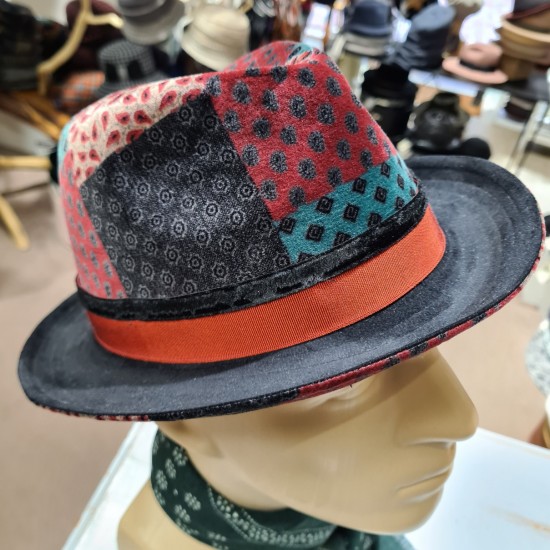 Velvet Trilby by Alfonso D'Este