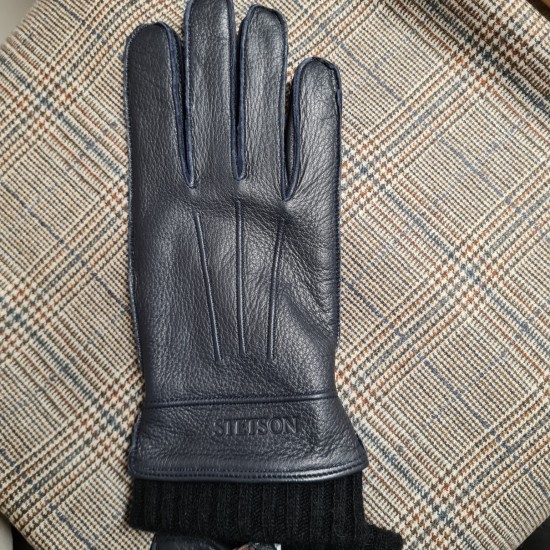 Gants en cuir et cachemire Stetson