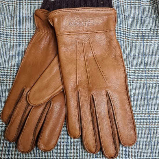 Gants en cuir et cachemire Stetson