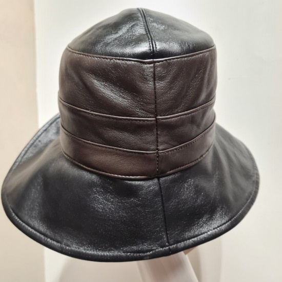 Chapeau en Cuir iL Capellaio Matto