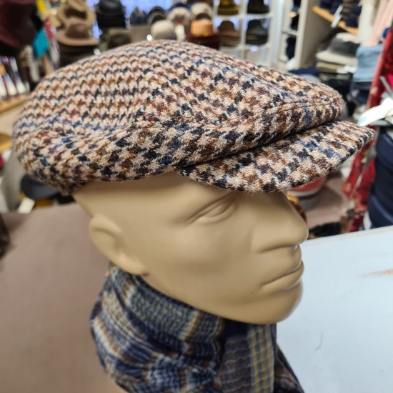 Driver Cap Harris Tweed Stetson