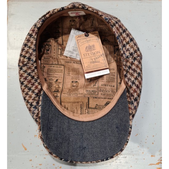 Driver Cap Harris Tweed Stetson