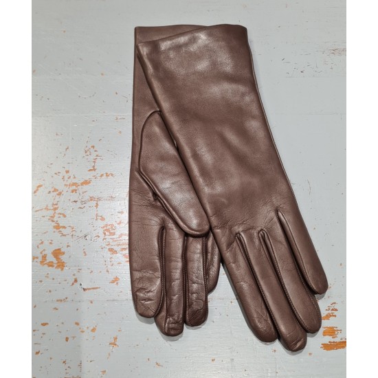Long gant en cuir pour femme