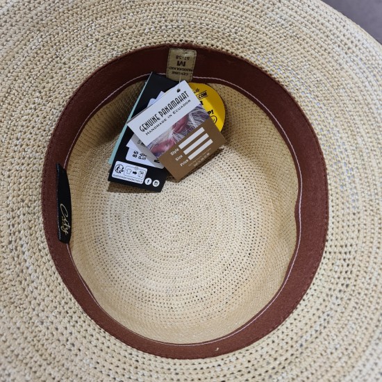 Chapeau Panama Crochet Femme