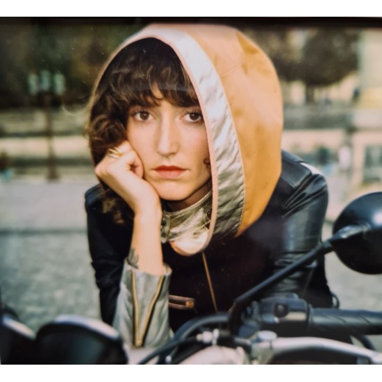Capuche en cuir Alice Balas Paris