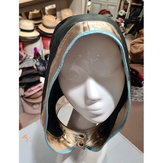 Waterproof Leather Hood by Alice Balas Paris