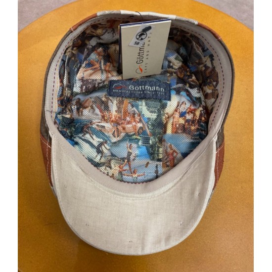 Linen cap by Göttmann