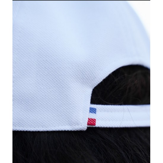 White Baseball Cap by Crambes