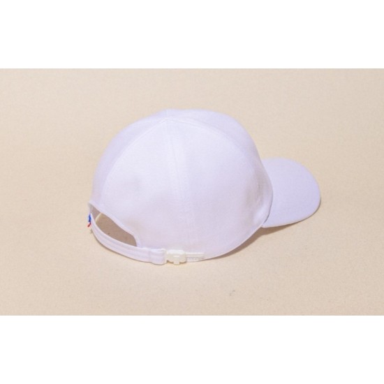 White Baseball Cap by Crambes