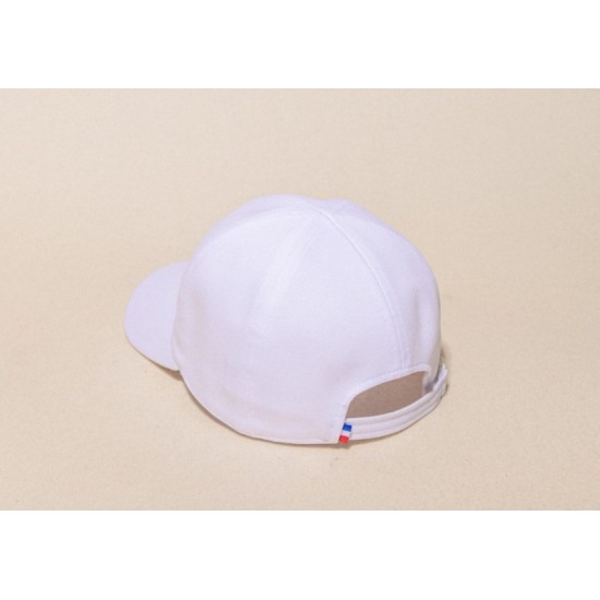 White Baseball Cap by Crambes