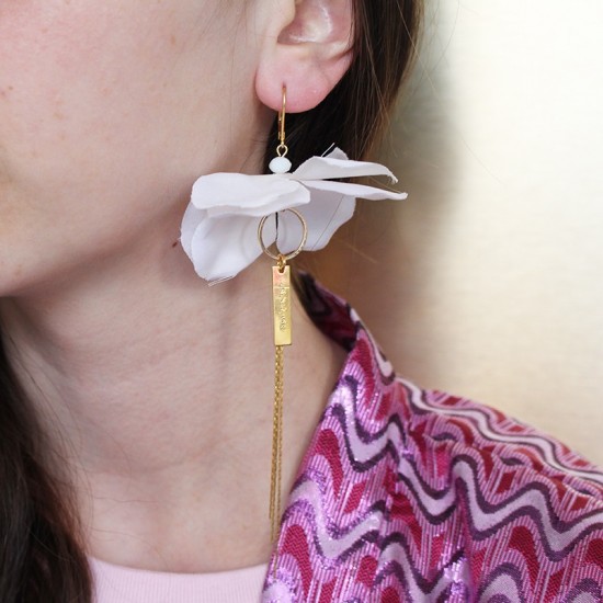 Boucles D'oreille Orchidée Ariane Lespire