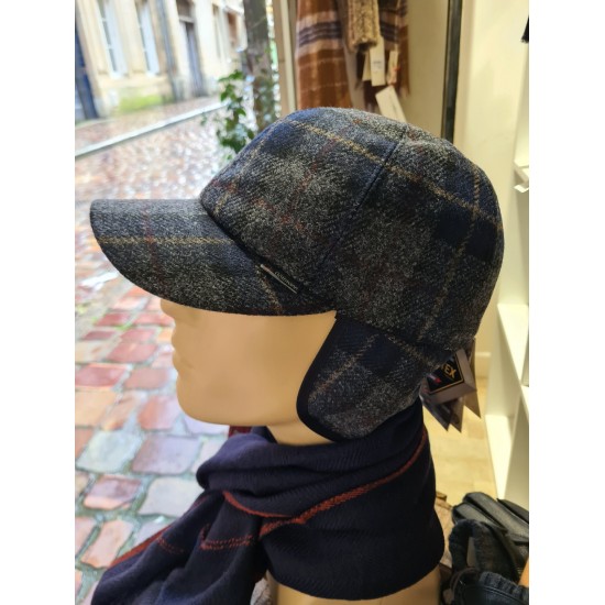 ref: 7720303 Casquette de baseball Wool Check STETSON NEW collection  homme/femme