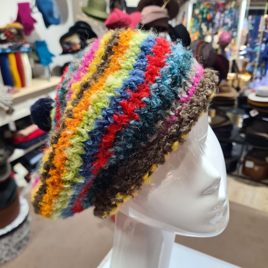 Béret in Multicolored knitted by Grevi