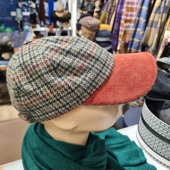 Tweed and Velvet Cap by...