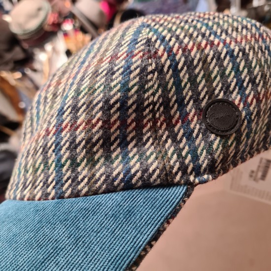 Casquette tweed et velours Crambes