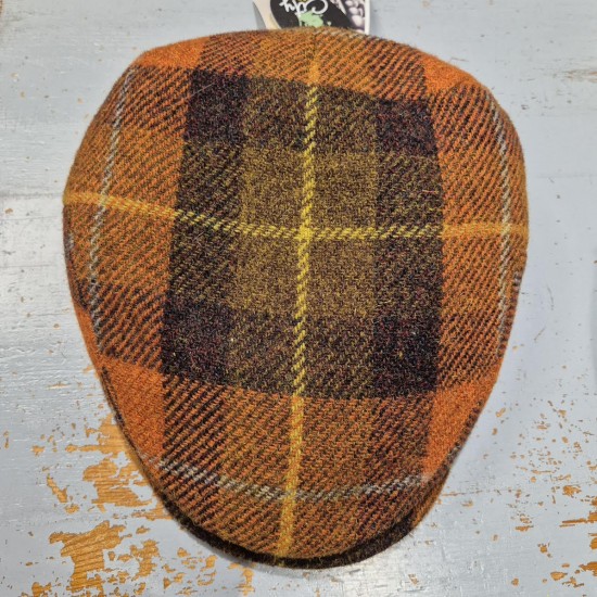 Casquette Plate Harris Tweed City Sport