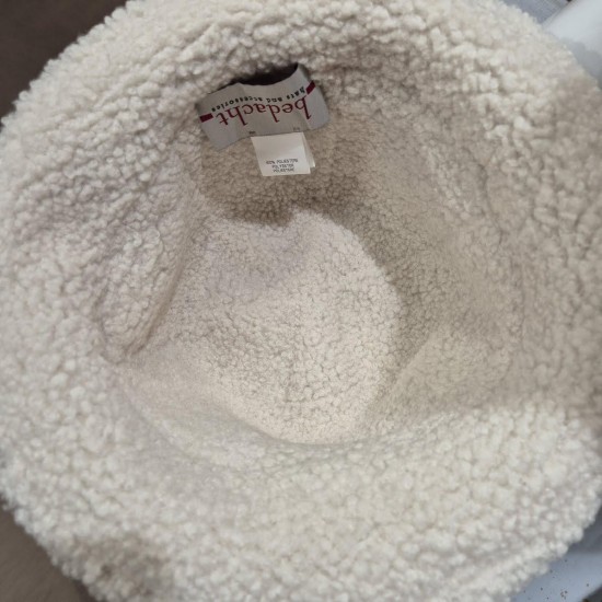 Shearling Cloche Hat by Bedacht