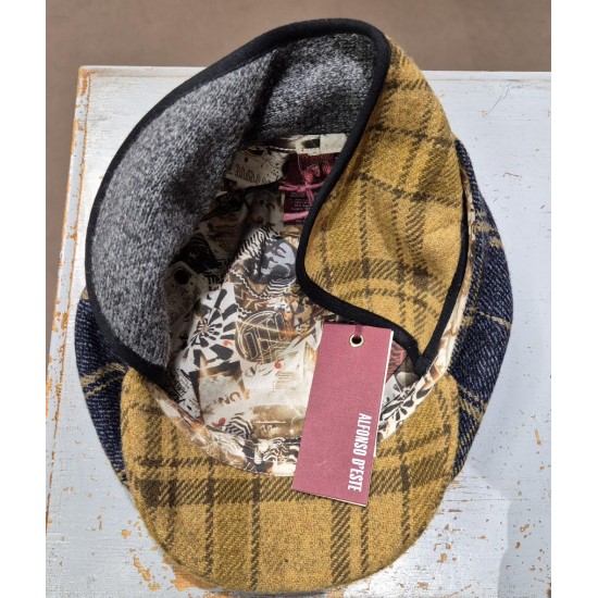 8-panel gavroche cap" Kyoto" by Alfonso d'Este