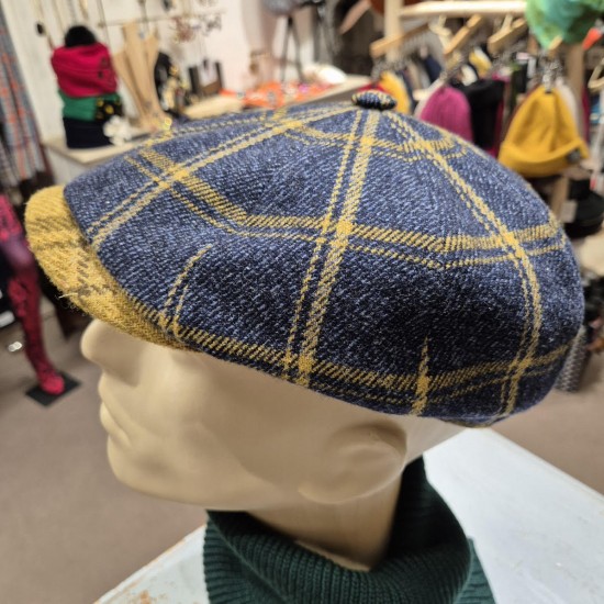 8-panel gavroche cap" Kyoto" by Alfonso d'Este