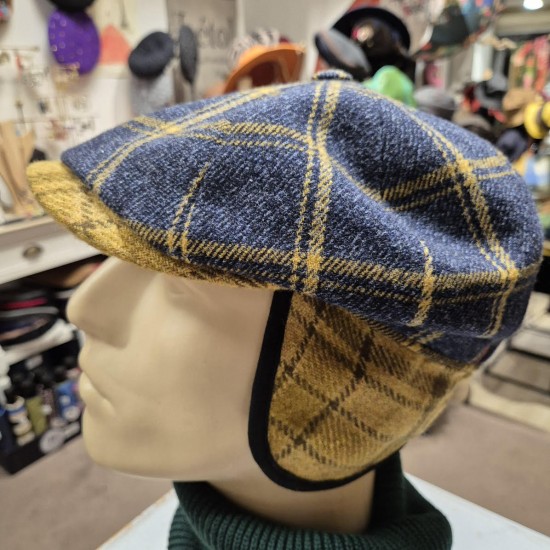 8-panel gavroche cap" Kyoto" by Alfonso d'Este