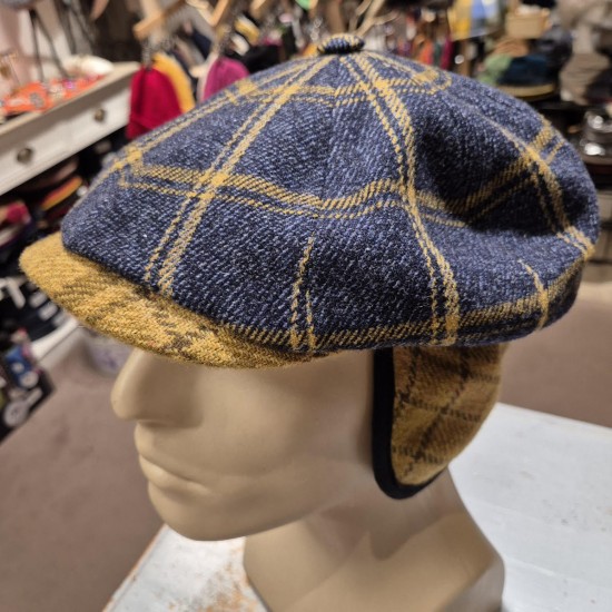 8-panel gavroche cap" Kyoto" by Alfonso d'Este