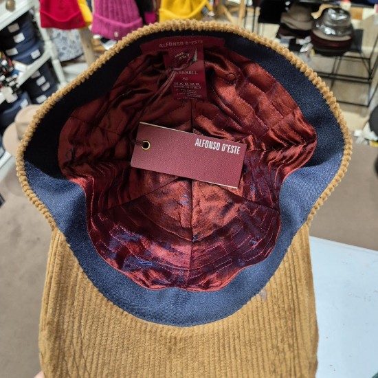 Casquette Baseball Velours Alfonso d'Este