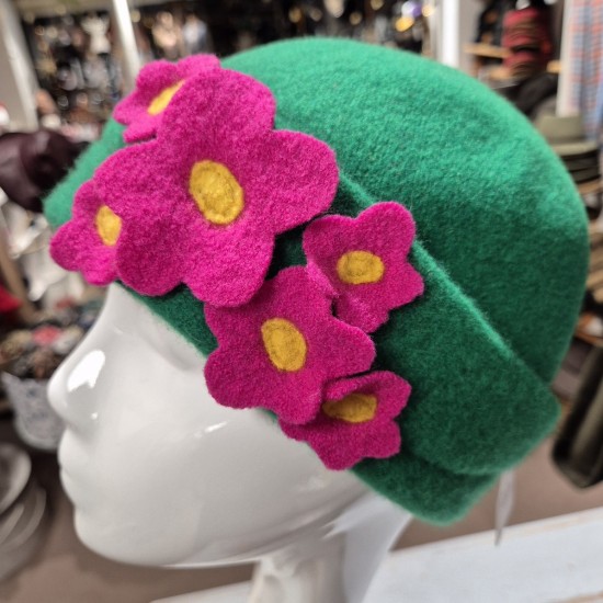 Bonnet Fleurs Ariane Lespire