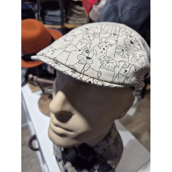 Casquette en  lin "Dogs" City sport