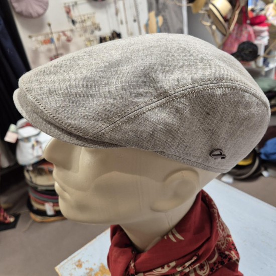 Linen cap Jackson Beige by Göttmann