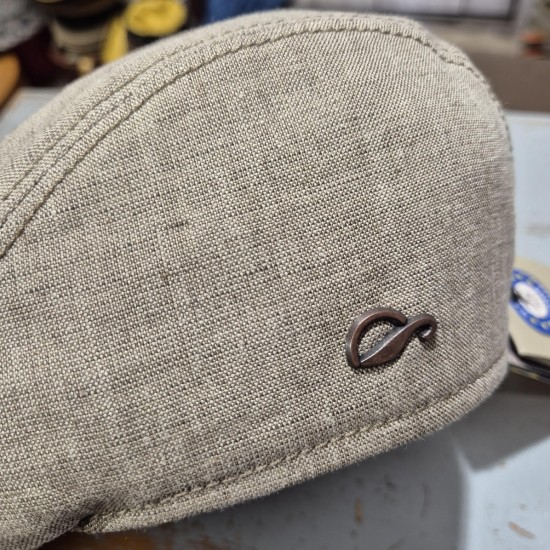 Linen cap Jackson Beige by Göttmann