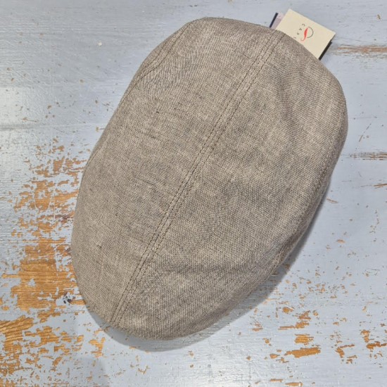 Linen cap Jackson Beige by Göttmann