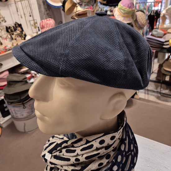 Casquette en Cuir perforé Alfonso D'Este