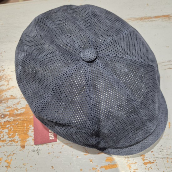 Casquette en Cuir perforé Alfonso D'Este