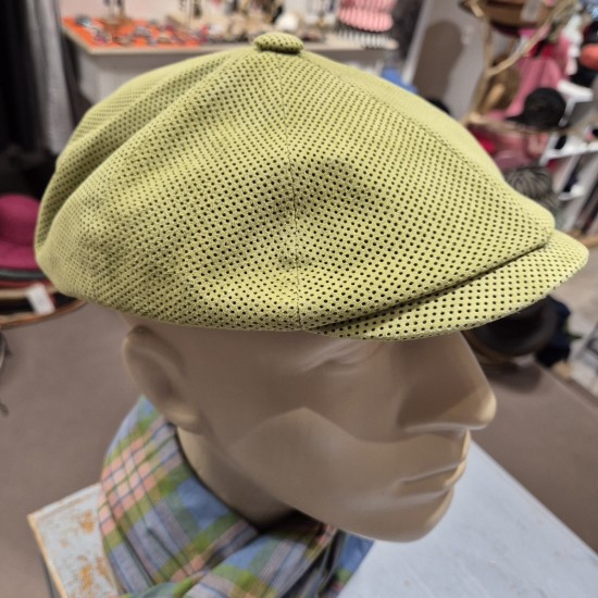 Casquette en Cuir Perforé Alfonso D'Este