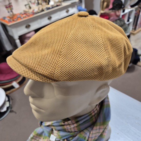 Casquette en Cuir Perforé Alfonso D'Este