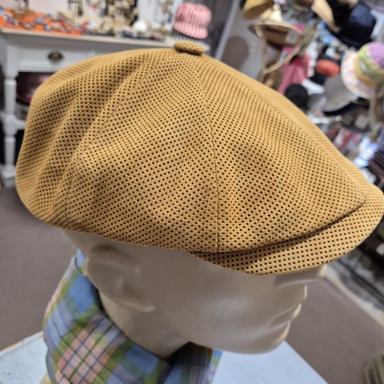 Casquette en Cuir Perforé Alfonso D'Este