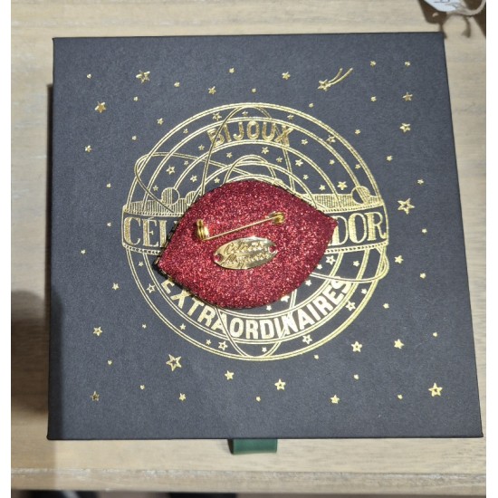 Broche Œil Rouge Celeste Mogador