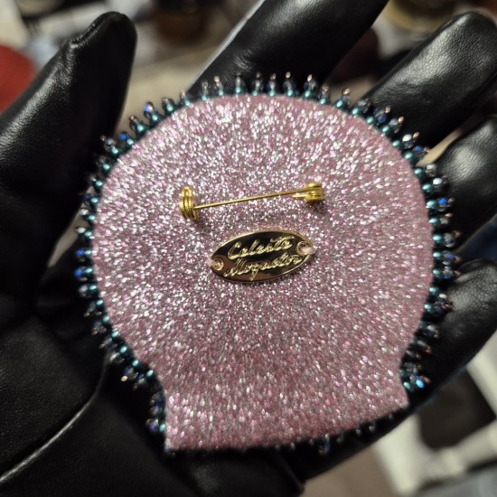 Broche "Boule Moulin Rouge" Celeste Mogador