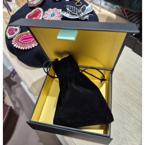 Broche Œil Rose Celeste Mogador