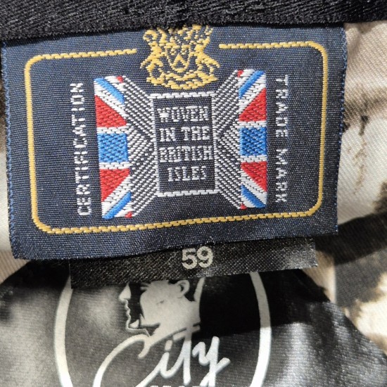 Casquette Plate Tweed City Sport