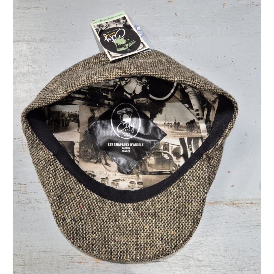 Casquette Plate Tweed City Sport